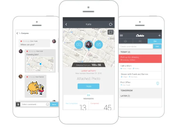 Cabin app : family social networking