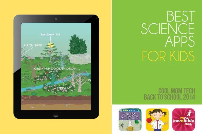 16 best science apps for kids: CoolMomTech.com 2014 Back to School Tech Guide