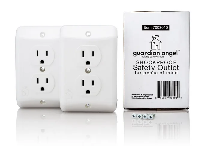 Guardian Angel Safety Outlet: the must-have outlet for parents. (Yes, there is such a thing).