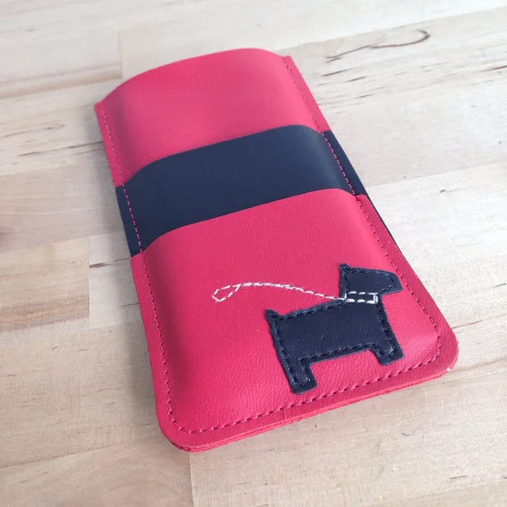 Mally Leather iPhone case: Scotty Dog design