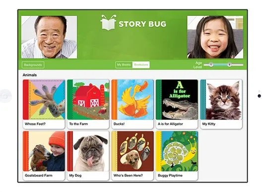 Story Bug app lets you read stories together when you're not even in the same room or city