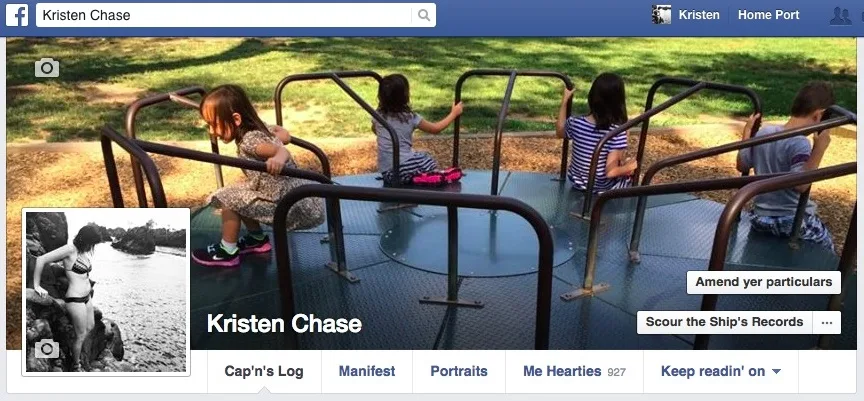 How to change your Facebook page for Talk Like a Pirate Day on Cool Mom Tech