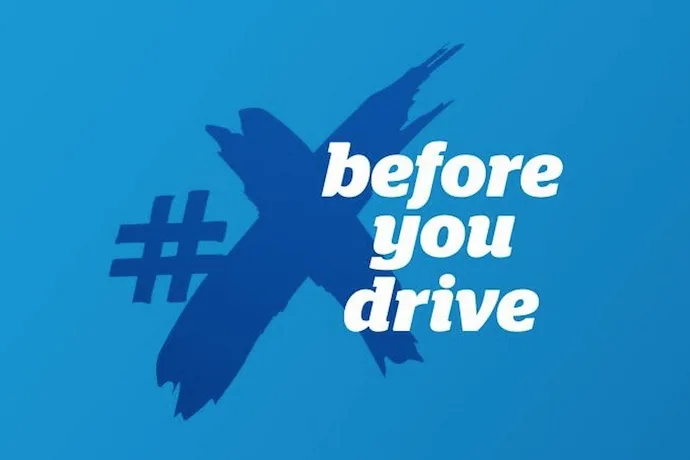 #X before you drive no texting campaign