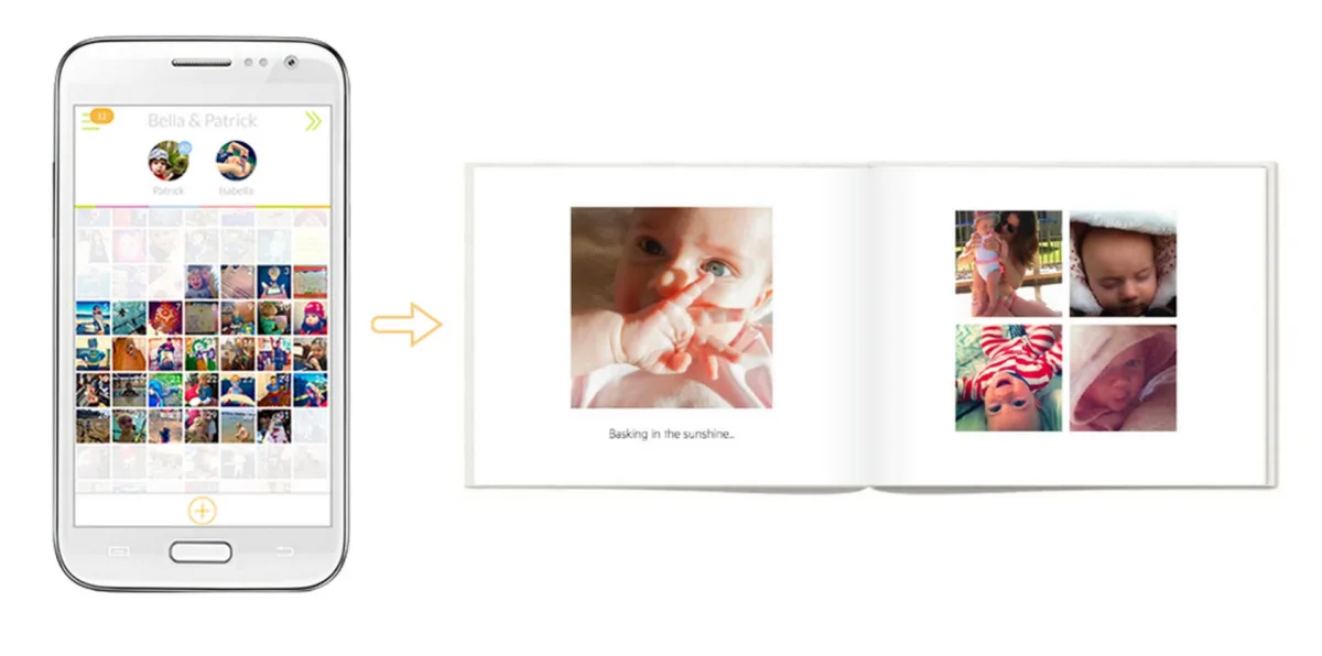 Tinybeans baby book app: record, share, or turn into a real baby book