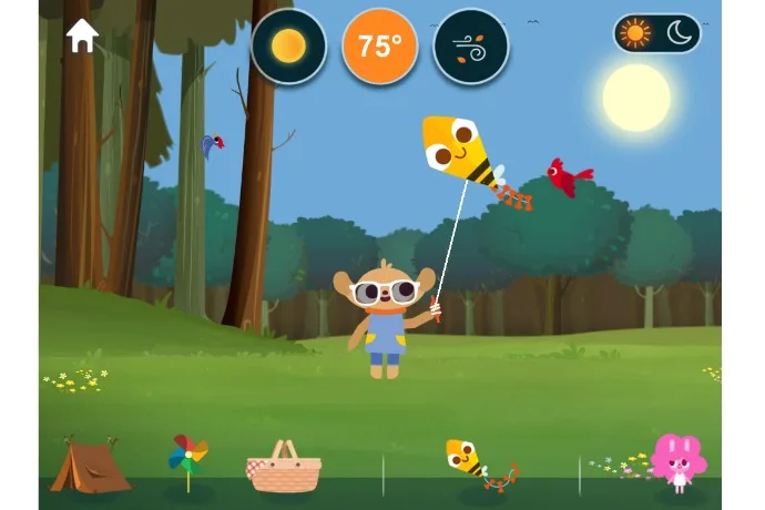 Let your kids control the weather with MarcoPolo Weather, a virtual weather app