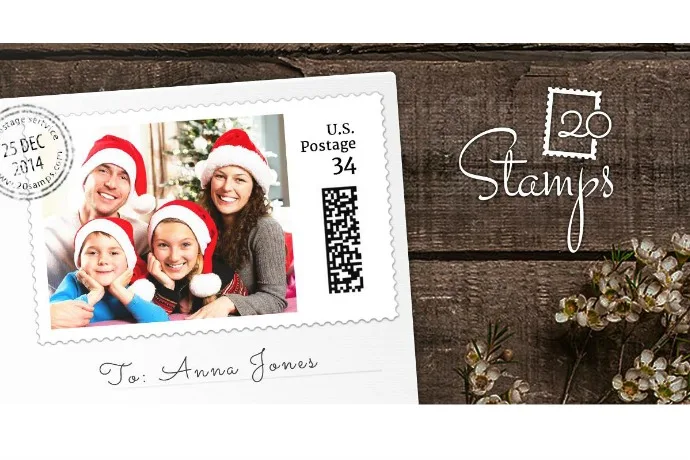 20Stamps: Customized photo stamps