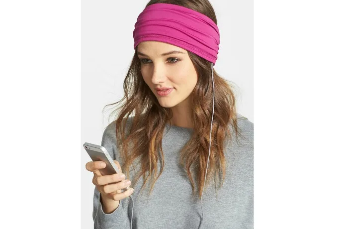 Pleated tech headphones headband from Nordstrom