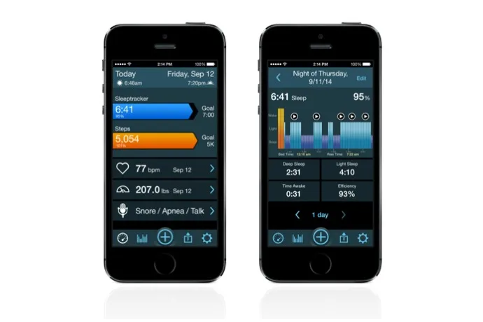 The MotionX 24/7 sleep tracking app gives smart feedback on your sleep habits.