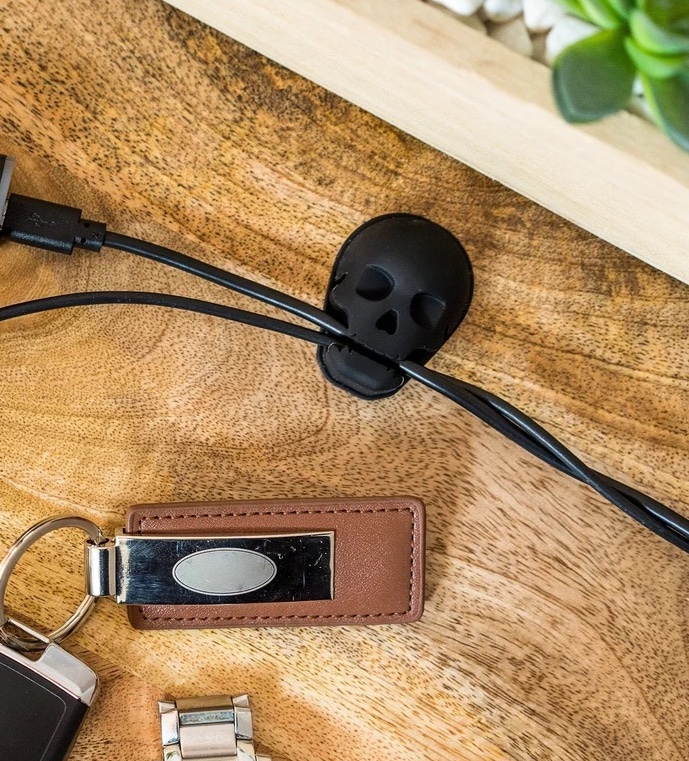 This skull cable organizer may be the coolest we've ever seen!