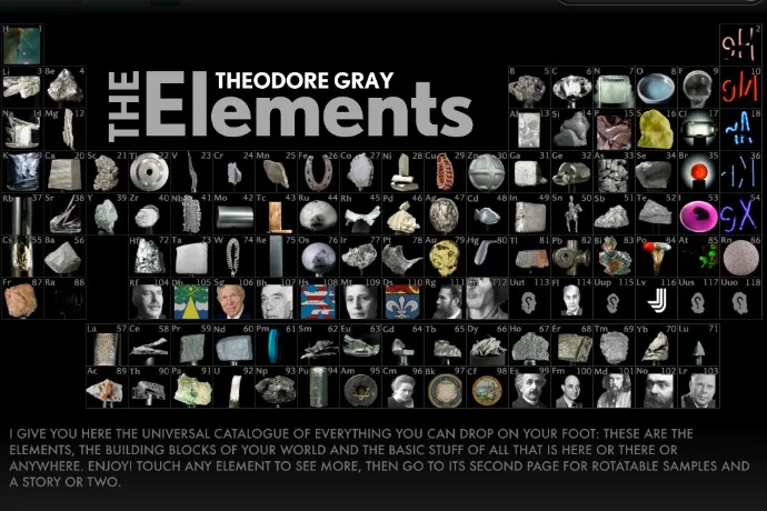 The Elements app for iOS