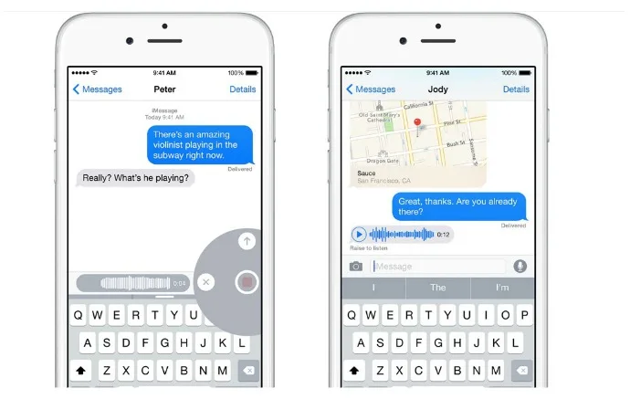 How to use the iOS 8 audio message feature: It’s like it was made for parents.