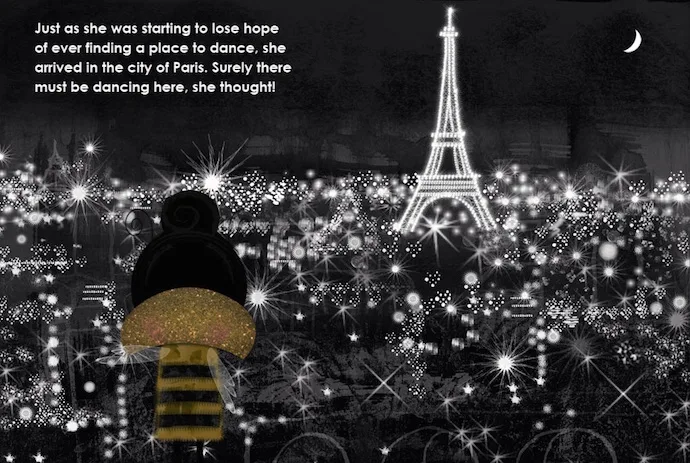 Queen Bee in Paris travel ebook by Happy Dandelion