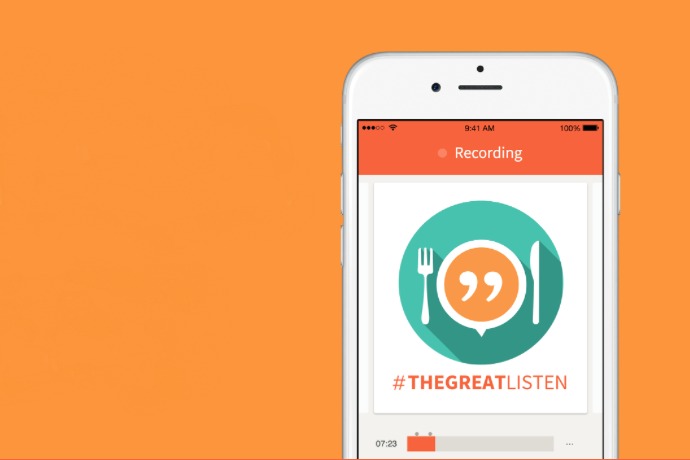 Record your family's special memories through history as part of The Great Thanksgiving Listen using the StoryCorps app Record your family's special memories through history as part of The Great Thanksgiving Listen using the StoryCorps app