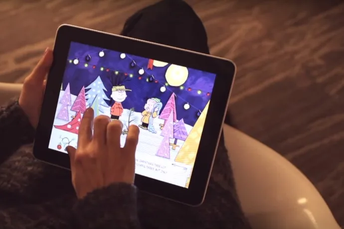 Fun Christmas apps for kids: Lots of great options including the newly updated Charlie Brown Christmas interactive storybook app