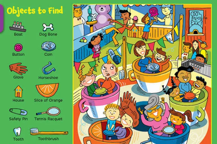 The awesome new Highlights Hidden Pictures app. Yes, it's as good as you remember.