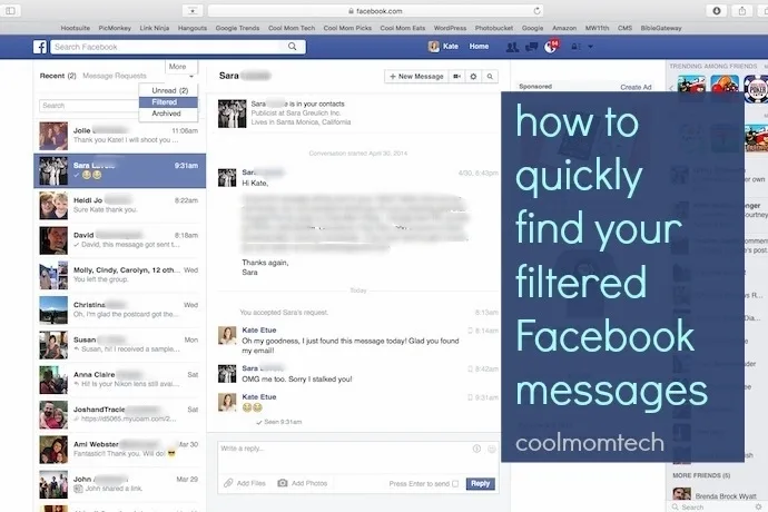 Facebook filters your messages. Here's how to find the hidden ones.