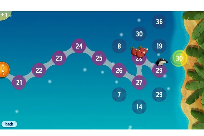 Jump Numbers: A great math app for kids about 6+ that doesn't feel like learning math