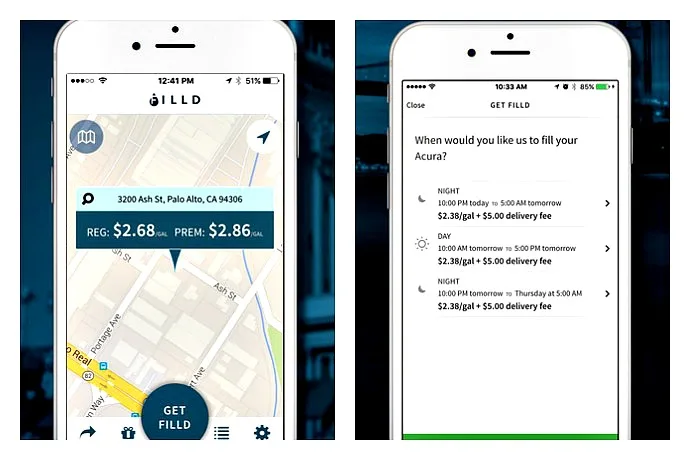 The FILLD gas delivery app means you never have to stop at a gas station again