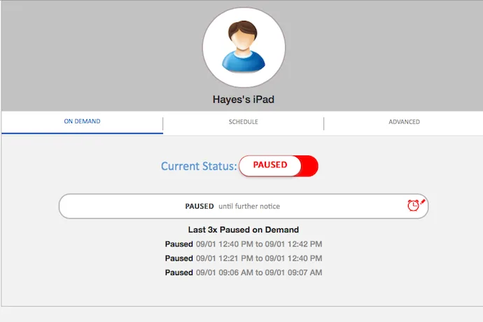 Control your child's devices remotely, with the free Screen Time Manager app.