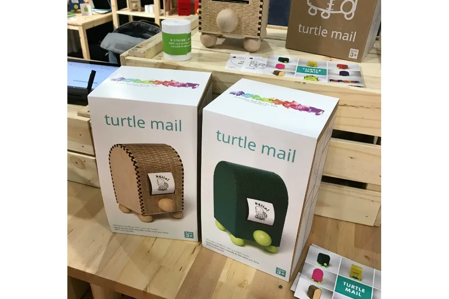 Turtle Mail lets you send paper messages to kids | Cool Mom Tech Toy Fair 2017