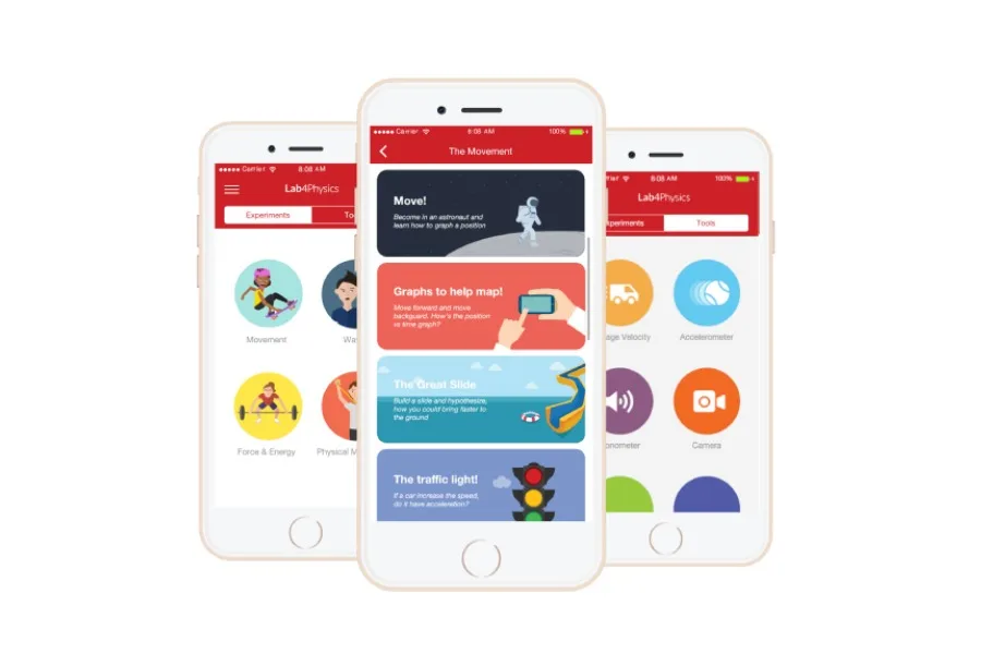 The Lab4U Physics App turns your child's phone into a science lab.