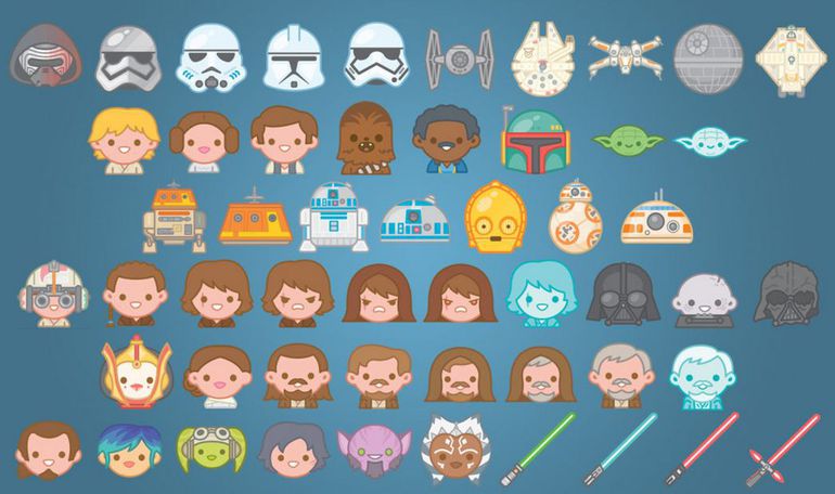 Star Wars emojis are available via the official Star Wars app...with one little hack | coolmomtech.com 