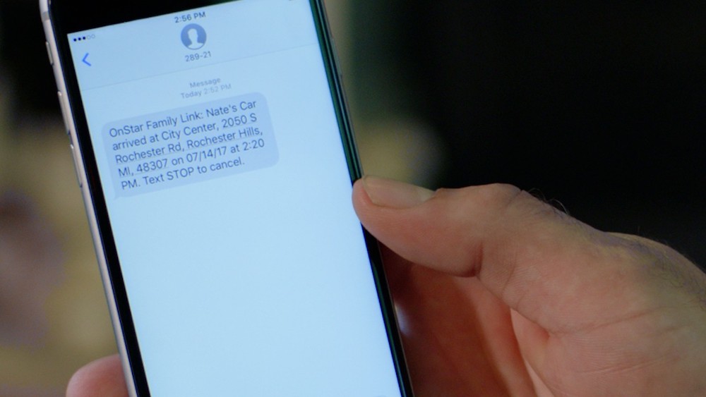 Get text alerts when your child arrives at their destination, with OnStar's Family Link service Get text alerts when your child arrives at their destination, with OnStar's Family Link service