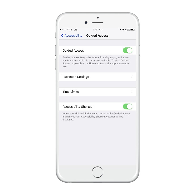 How to disable your touchscreen with Guided Access