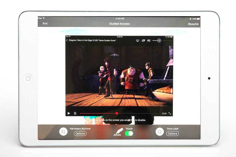 How to disable your touchscreen with Guided Access