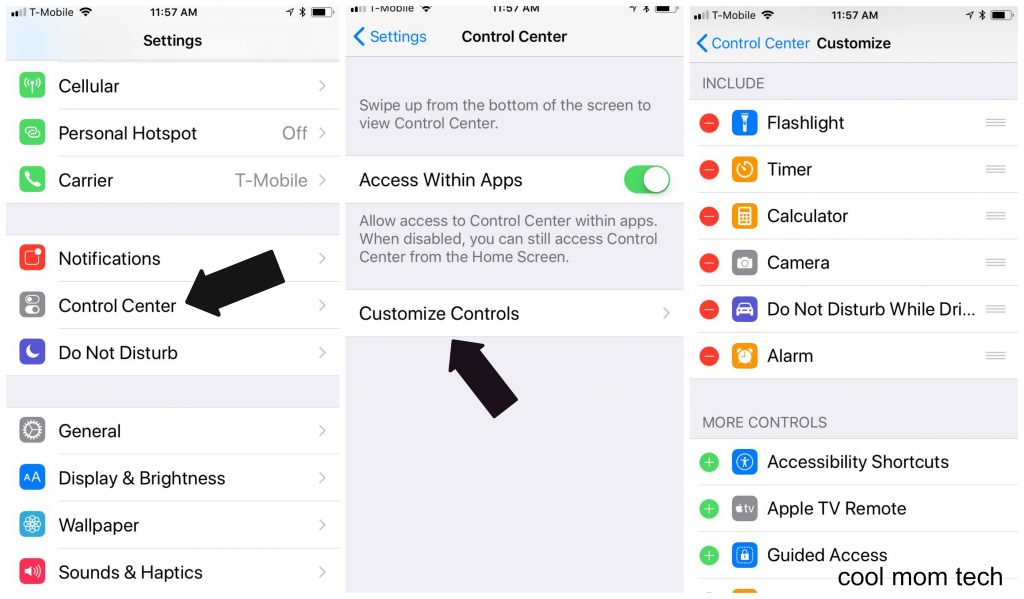 How to customize your control center in iOS 11 | Cool Mom Tech