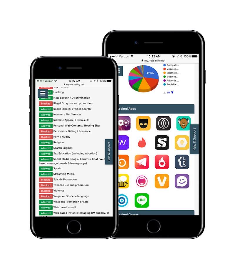 Netsanity is an essential safety service for kids on phones, with features like an automatic AppBlocker and GameBlocker | sponsor