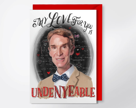 Bill Nye geeky Valentine's Day card | cool mom tech Bill Nye geeky Valentine's Day card | cool mom tech