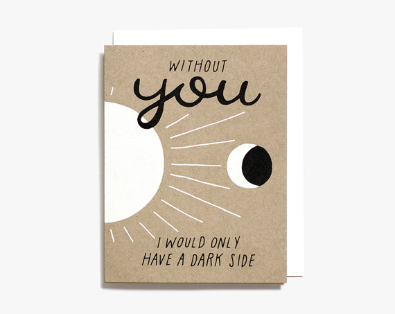 Dark side of the moon astronomy humor Valentine's Day card | Cool Mom Tech Dark side of the moon astronomy humor Valentine's Day card | Cool Mom Tech
