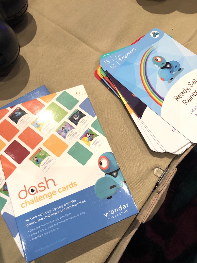 Dash Challenge Cards: Coming soon from Wonder Workshop to help kids learn coding and STEM skills | Cool Mom Tech CES 2018