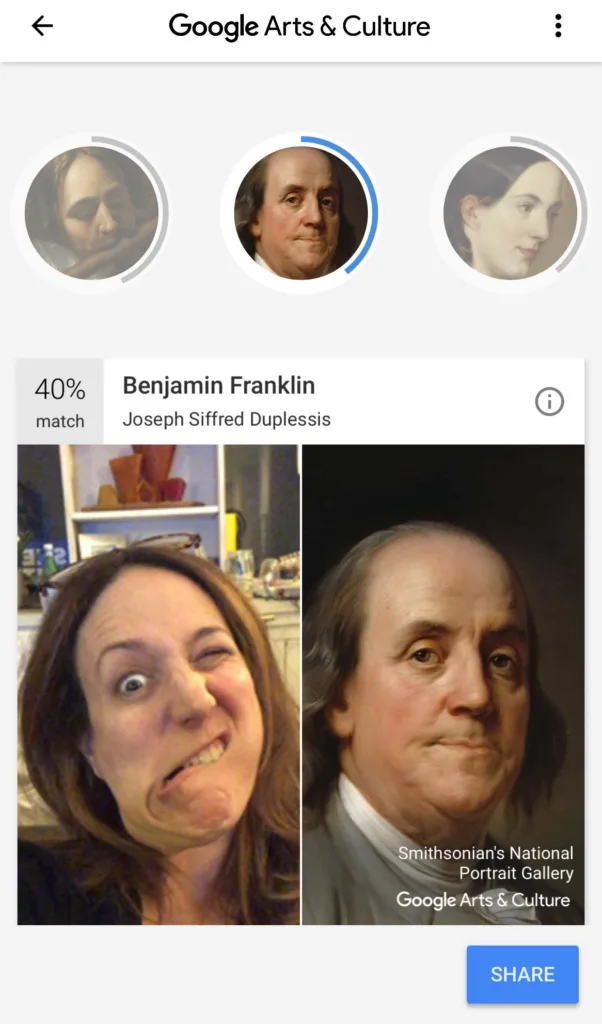 Compare your (silly) selfie with a work of art in the Google Arts & Culture app | Cool Mom Tech