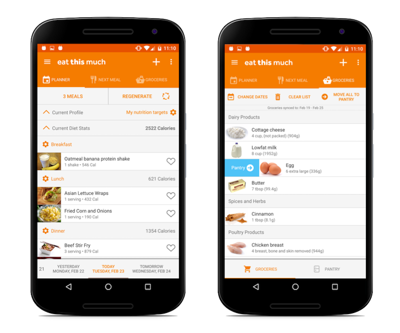 Helpful meal-planning apps for families: Eat This Much Helpful meal-planning apps for families: Eat This Much