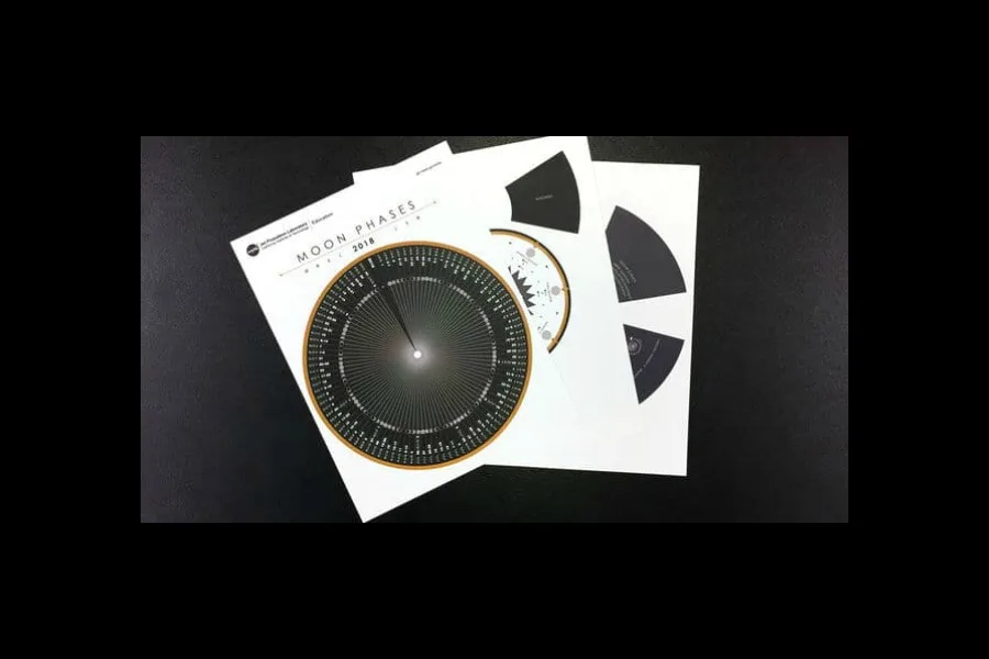 Celebrate the Super Blue Blood Moon with this fun DIY moon calendar