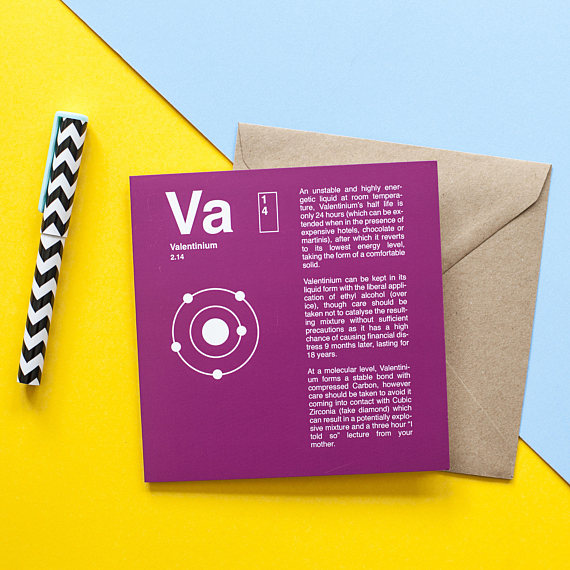 Pretend chemistry element Valentines Card | Cool Mom Tech Pretend chemistry element Valentines Card | Cool Mom Tech