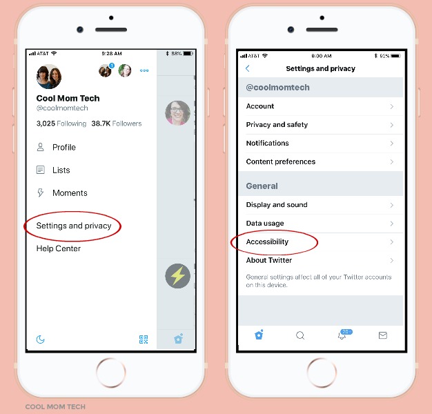 Social media tip: How to use Twitter accessibility features to make things better for you and your followers | Cool Mom Tech