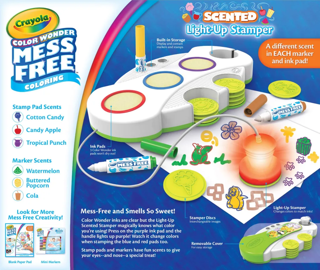 Crayola New Releases: Crayola Scented Light-up Stamper | Cool Mom Tech