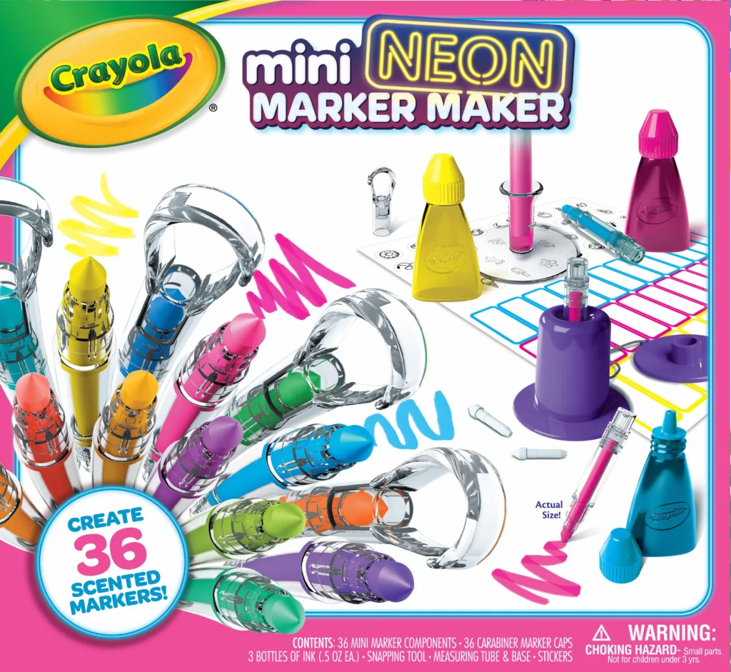 Crayola New Releases: Crayola Mini Neon Marker Maker | Cool Mom Tech