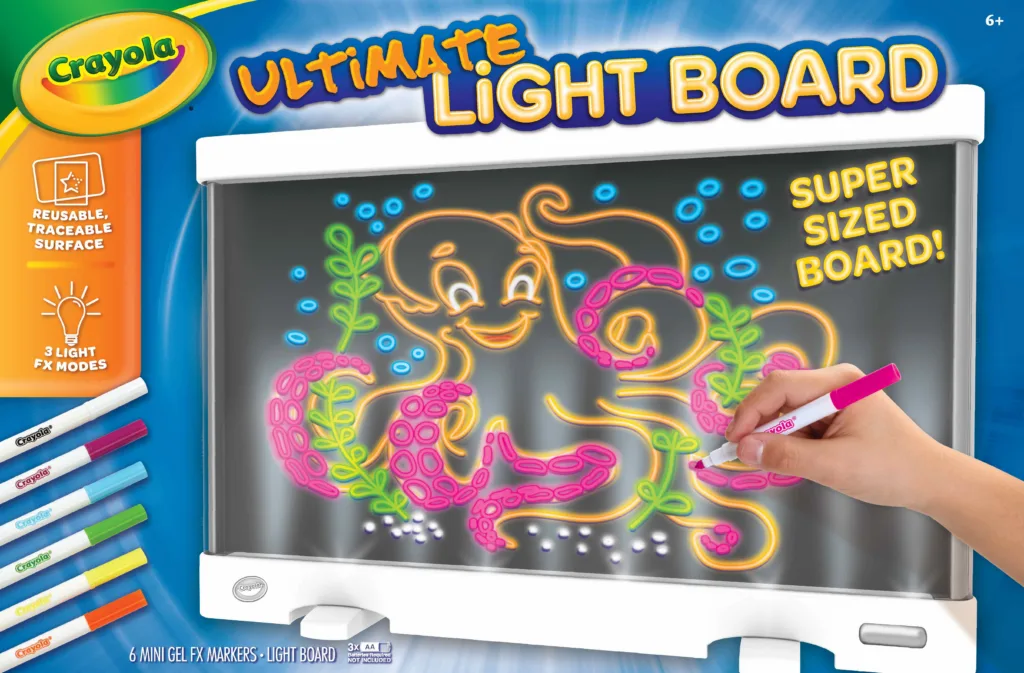 Crayola New Releases: Crayola Ultimate Light Board | Cool Mom Tech