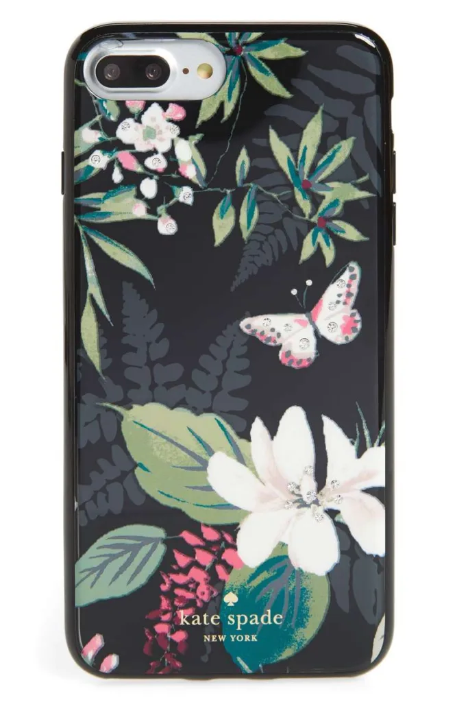 Spring 2018 fashion trends: Kate Spade botanical iPhone case 