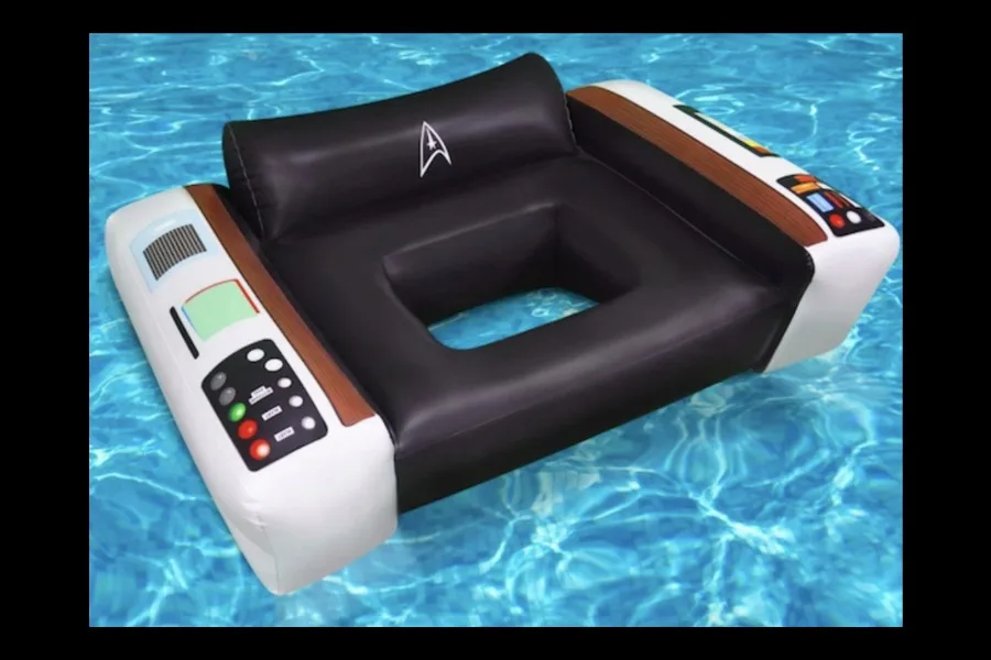 Star Trek Captain's chair pool float | Cool Mom Tech