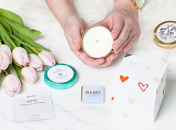 Greetable photo gift boxes | Cupcakes and Cashmere collaboration