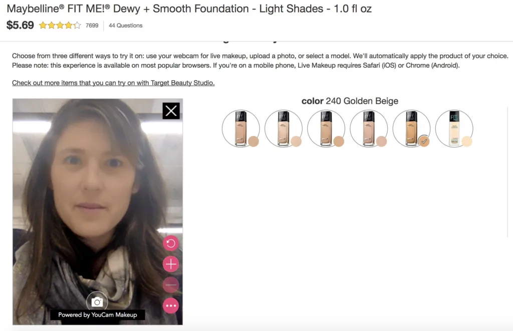 Target AR Beauty Studio feature | Cool Mom Tech Target AR Beauty Studio feature | Cool Mom Tech