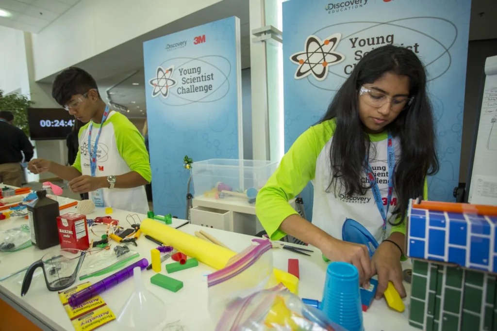 STEM contests for teens: Discovery Education Young Scientist Lab contestants
