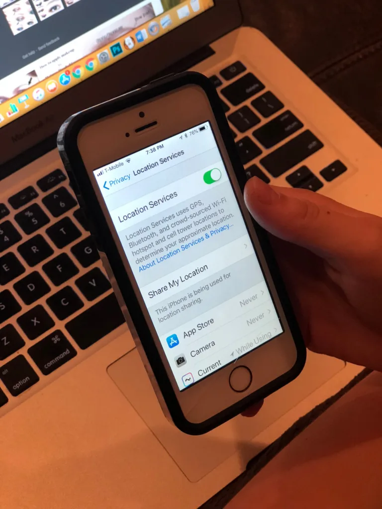 6 simple tips to help keep kids safer online: Check location services 