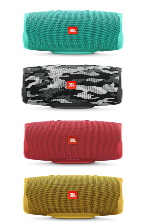 Tech Holiday Gift Guide for Teens; The JBL Charge 4 Portable Bluetooth speakers in lots of colors and designs Tech Holiday Gift Guide for Teens; The JBL Charge 4 Portable Bluetooth speakers in lots of colors and designs