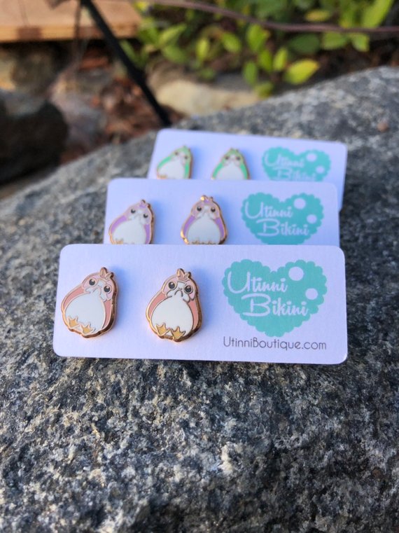 Delightfully geeky gifts under $20 : Star Wars Porg Earrings Delightfully geeky gifts under $20 : Star Wars Porg Earrings